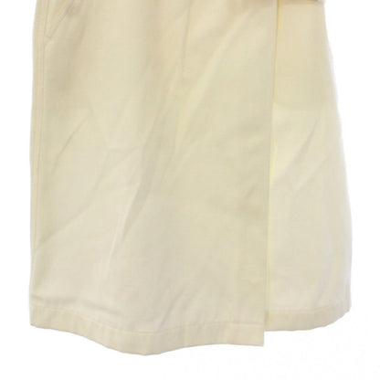 Chanel Wrap Skirt Knee Length Denim 34 White — view 5