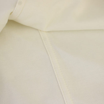 Chanel Wrap Skirt Knee Length Denim 34 White — view 6