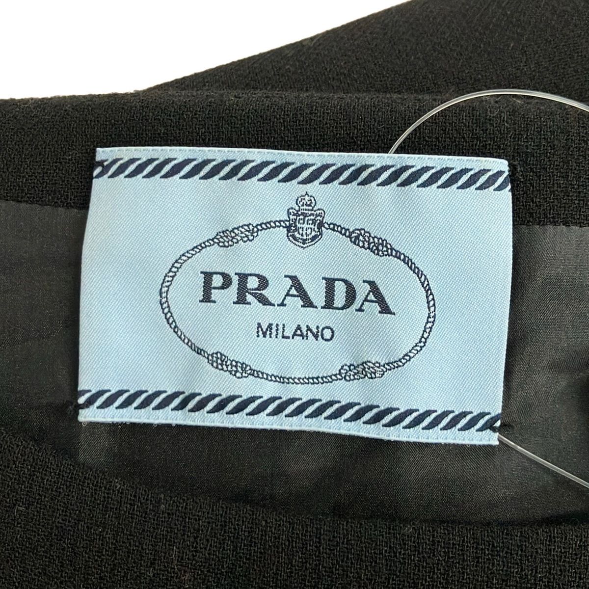 Prada Dress Black Sleeveless Knee Length — view 3
