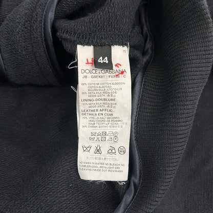 Dolce & Gabbana Hoodie 44 S Black Long Sleeve Zip — view 4
