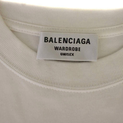 Balenciaga Logo T-Shirt Short Sleeve XS White — view 3