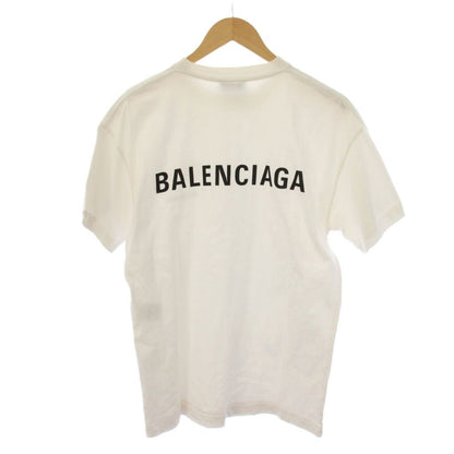 Balenciaga Logo T-Shirt Short Sleeve XS White — view 2