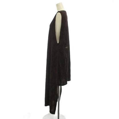 Brunello Cucinelli Long Vest Gilet Brown Neck Length JP — view 2