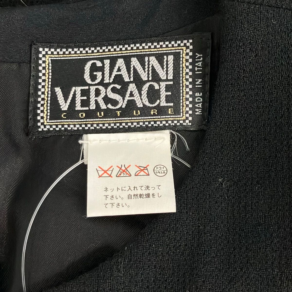 Versace Gianni Dress 40 M Black Sleeveless Long — view 3