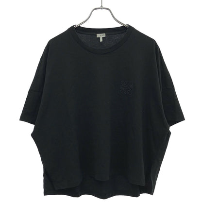 Loewe Anagram Embroidery Wide T-Shirt Black