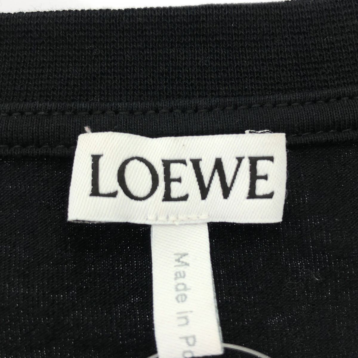 Loewe Anagram Embroidery Wide T-Shirt Black — view 3