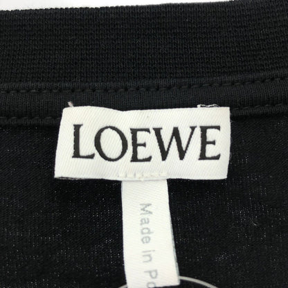 Loewe Anagram Embroidery Wide T-Shirt Black — view 3