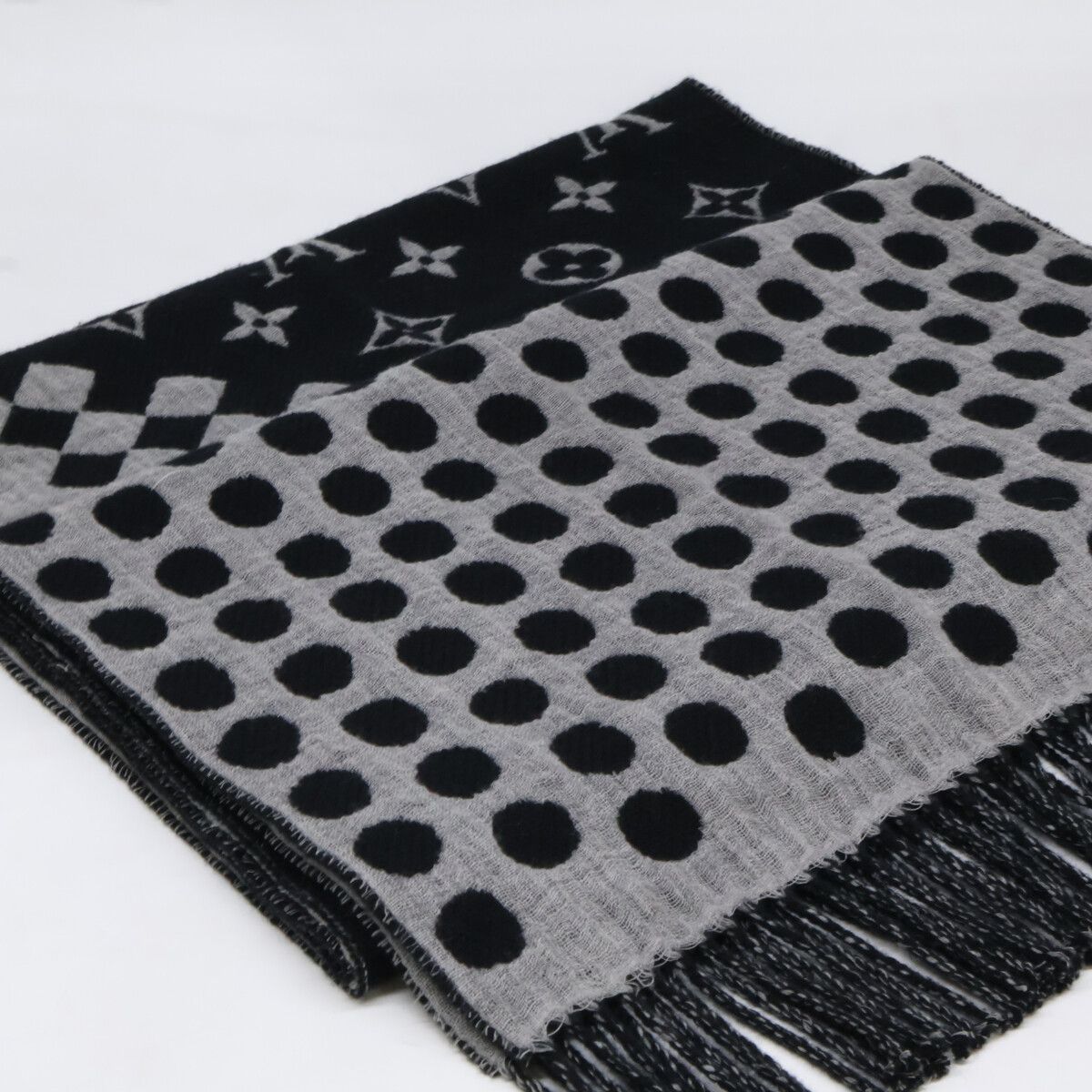Louis Vuitton Echarpe Polkagram Wool Cashmere — view 3