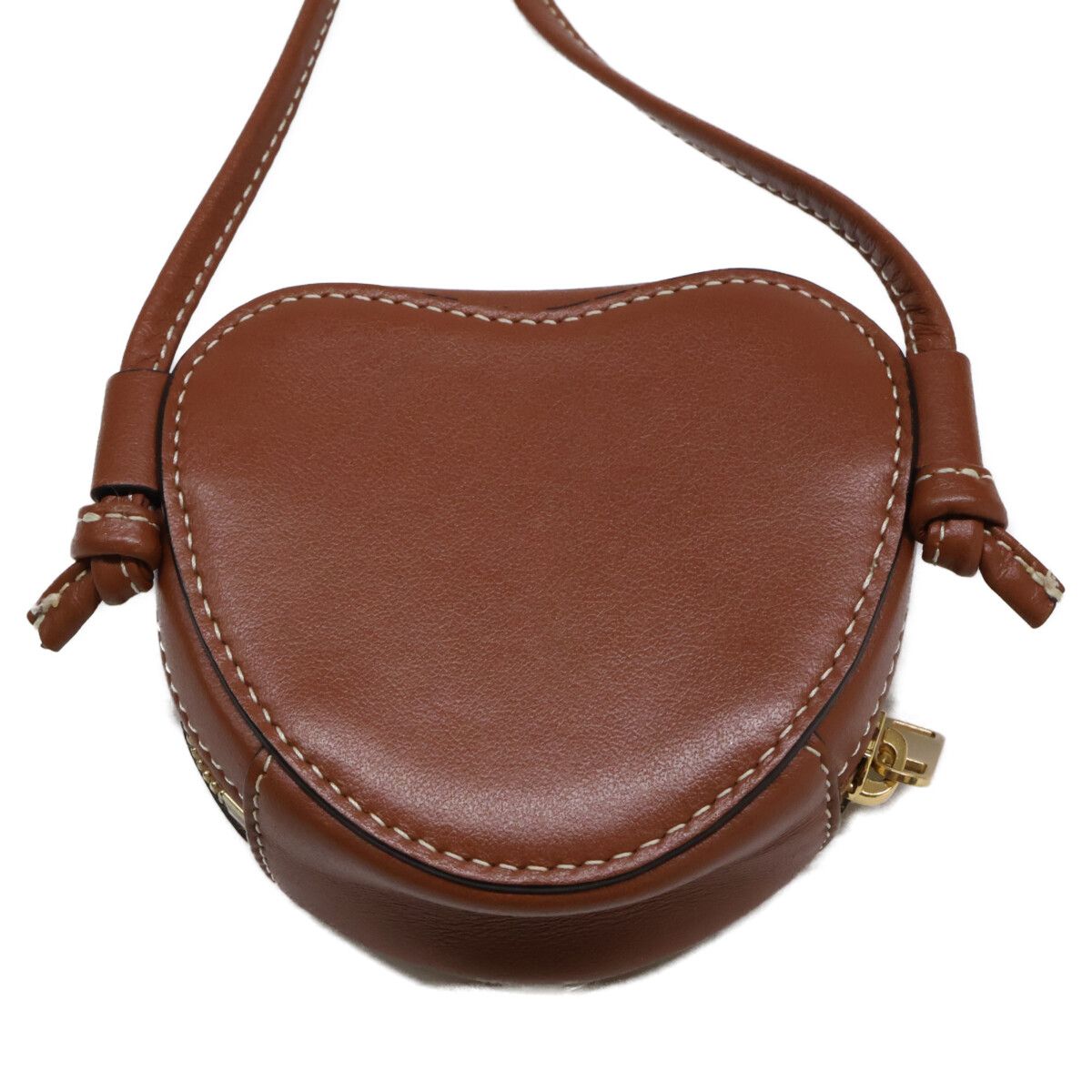 Celine Micro Leather Heart Mini Cross Belt — view 5