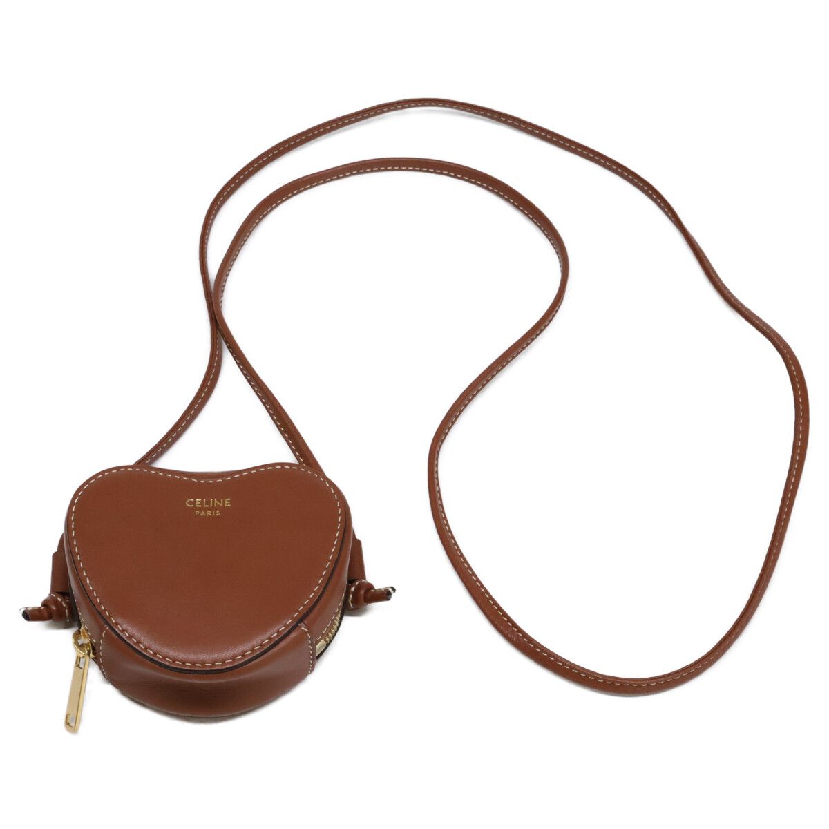 Celine Micro Leather Heart Mini Cross Belt