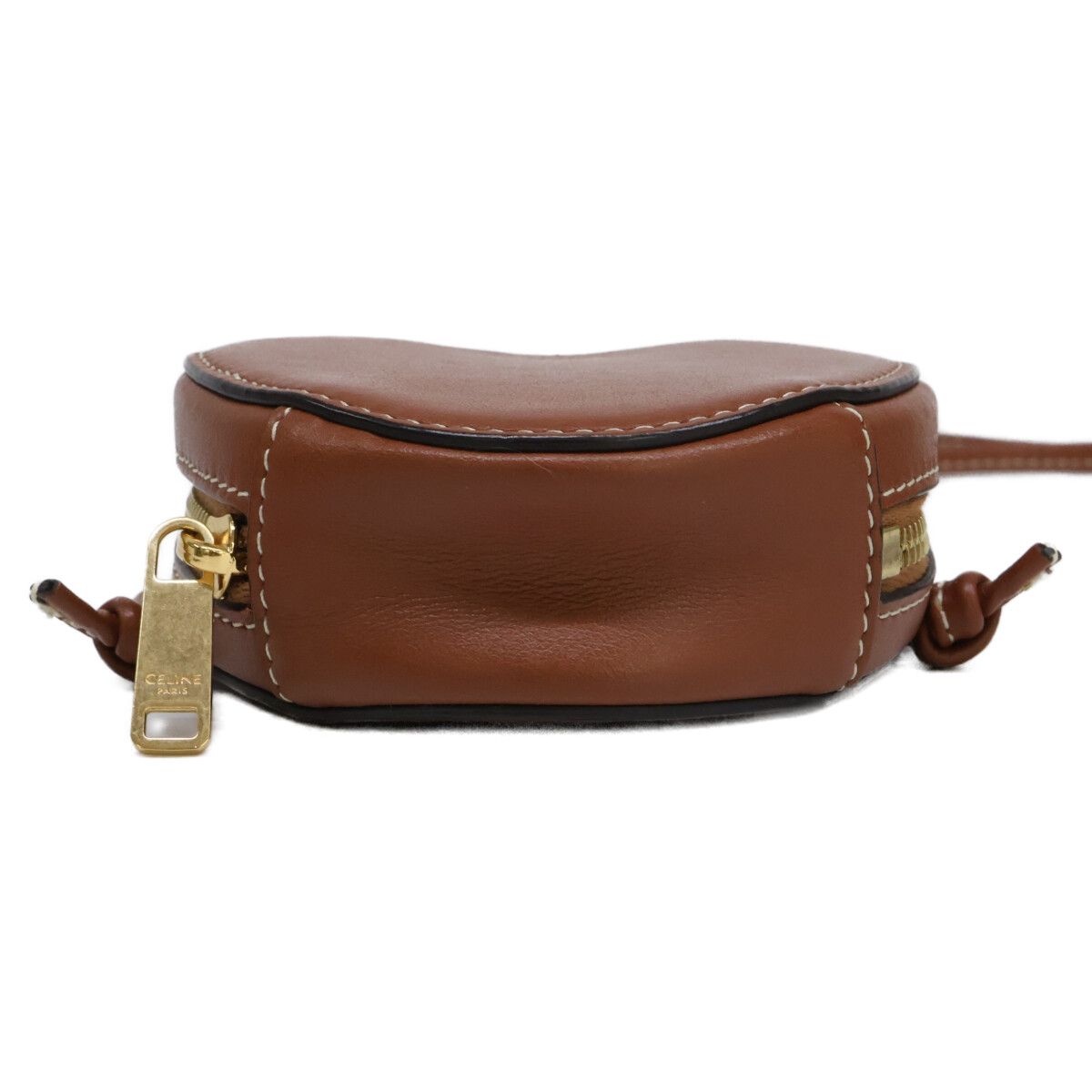 Celine Micro Leather Heart Mini Cross Belt — view 4