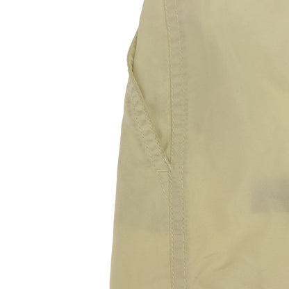 Moncler White Plantalone Nylon Pleated Shorts 42 — view 8