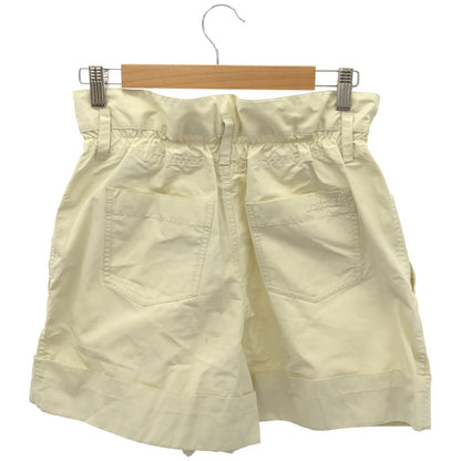 Moncler White Plantalone Nylon Pleated Shorts 42 — view 2