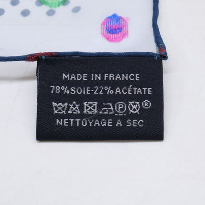 Hermes Sangles en Zigzag Banbana Silk Blend Carre 60 Scarf — view 6