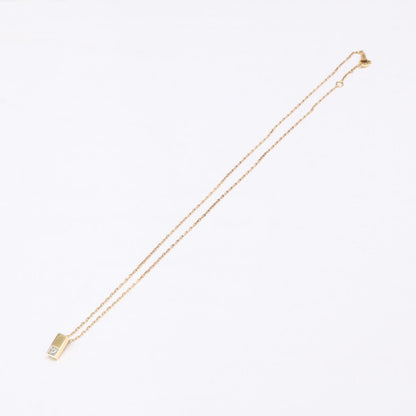 Celine Diamond Double Square Necklace — view 2