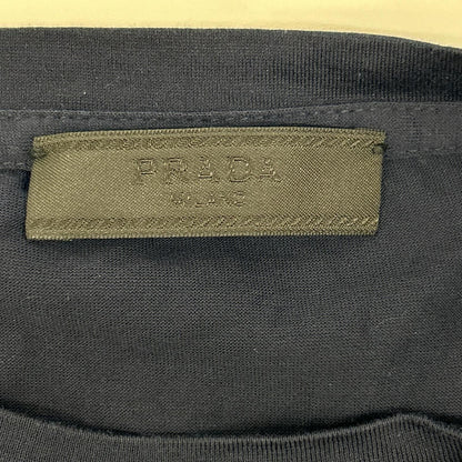 Prada Navy Pocket Long Sleeve Cotton T-Shirt XL — view 3
