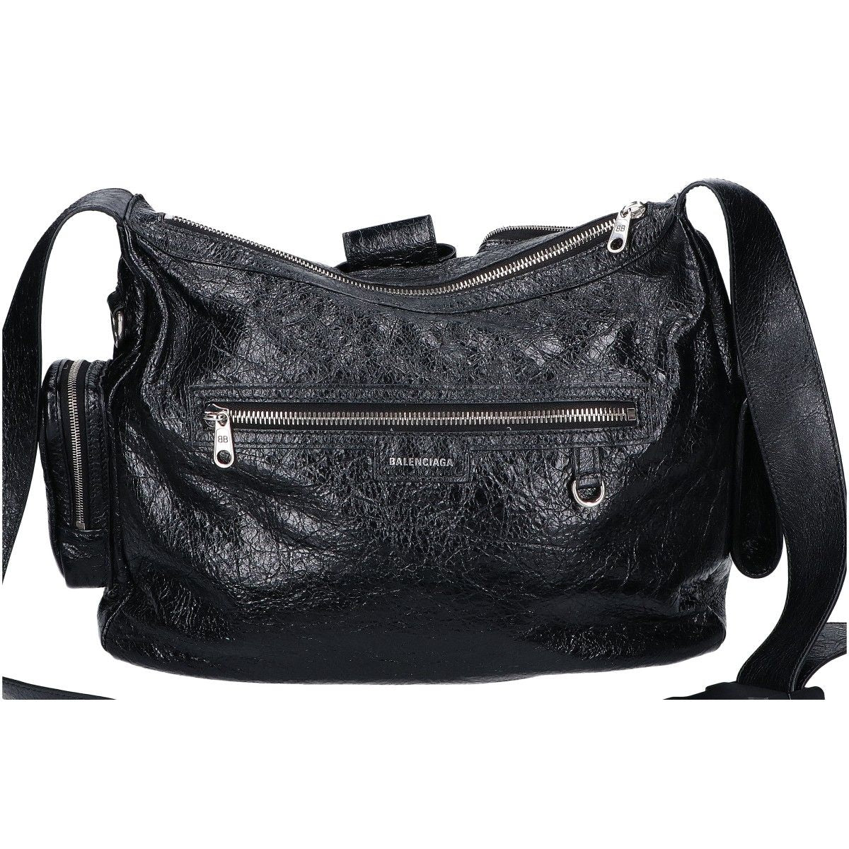 Balenciaga Super Business Arena Lambskin Messenger — view 3