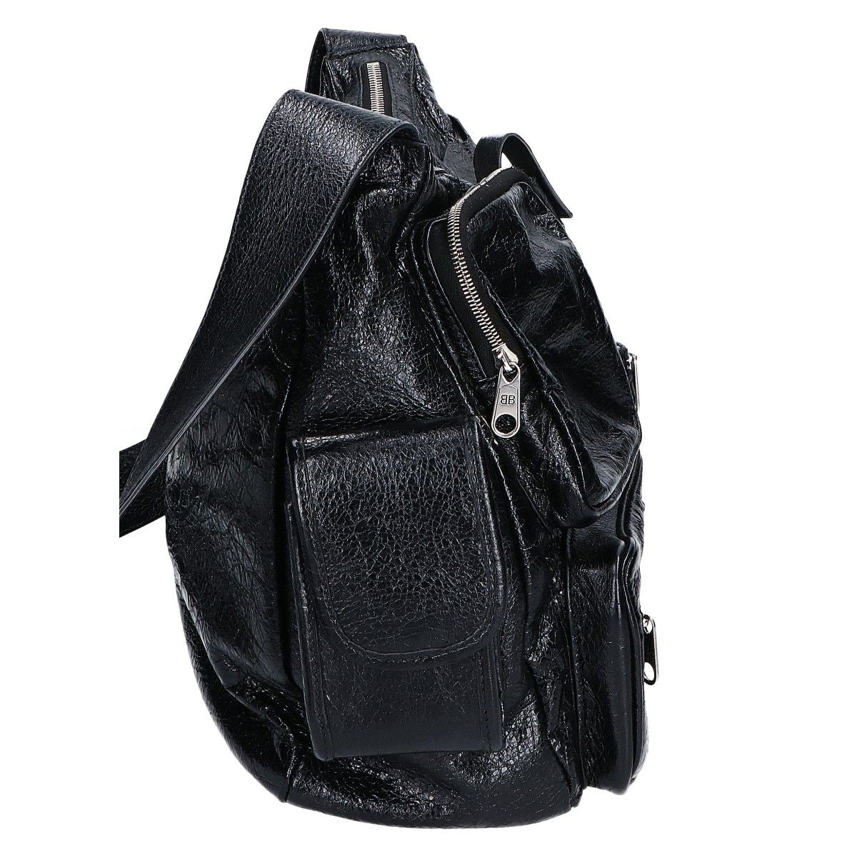 Balenciaga Super Business Arena Lambskin Messenger — view 4