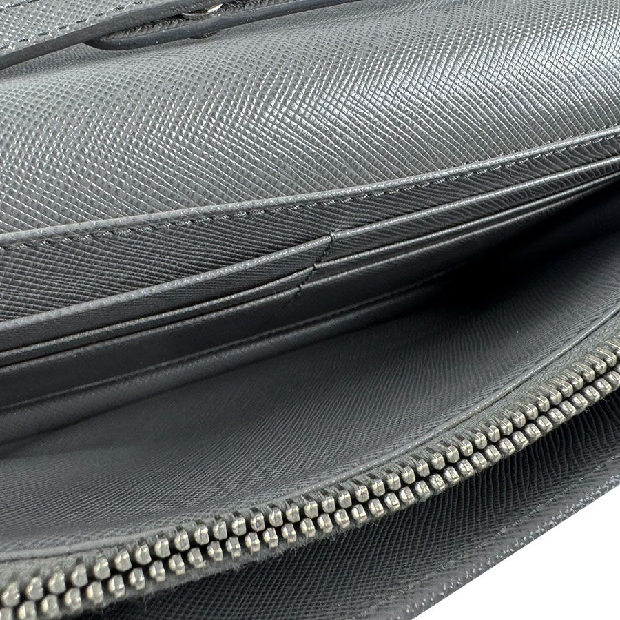 Prada Shoulder Wallet Gray — view 5