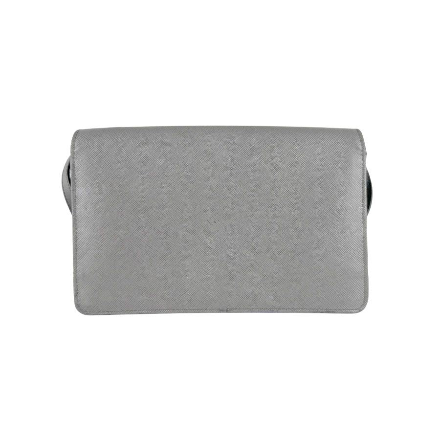 Prada Shoulder Wallet Gray — view 3