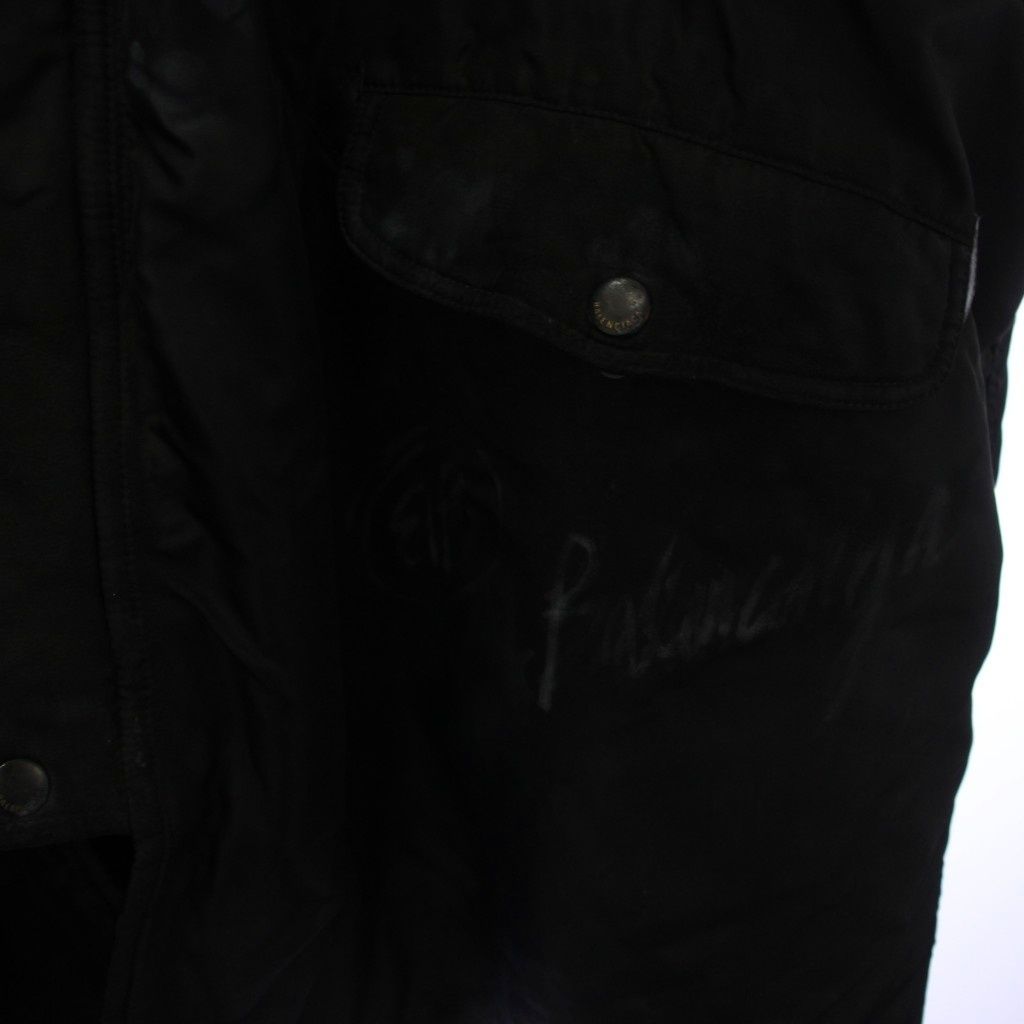 Balenciaga Military Jacket Mod Coat 44 Black — view 5