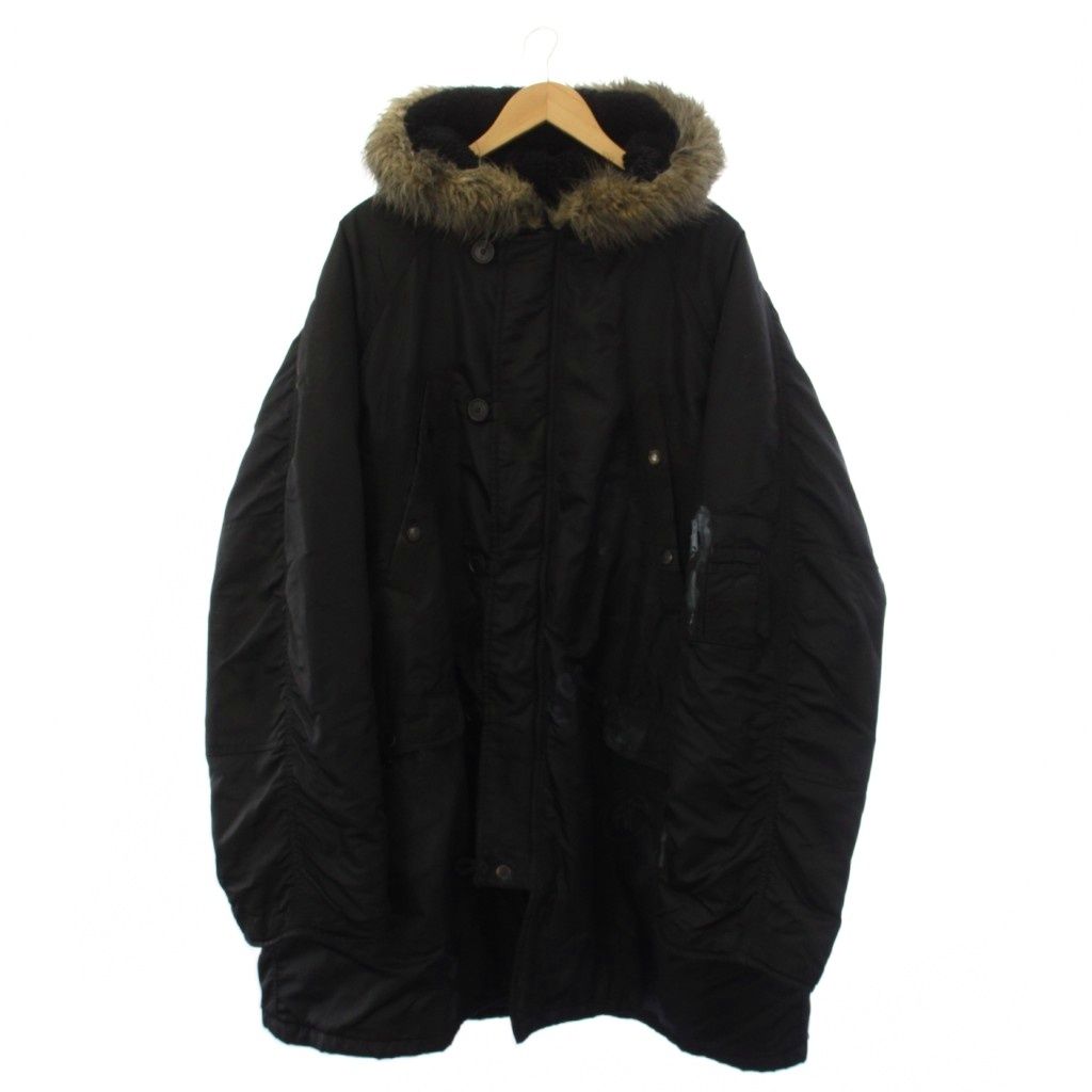 Balenciaga Military Jacket Mod Coat 44 Black