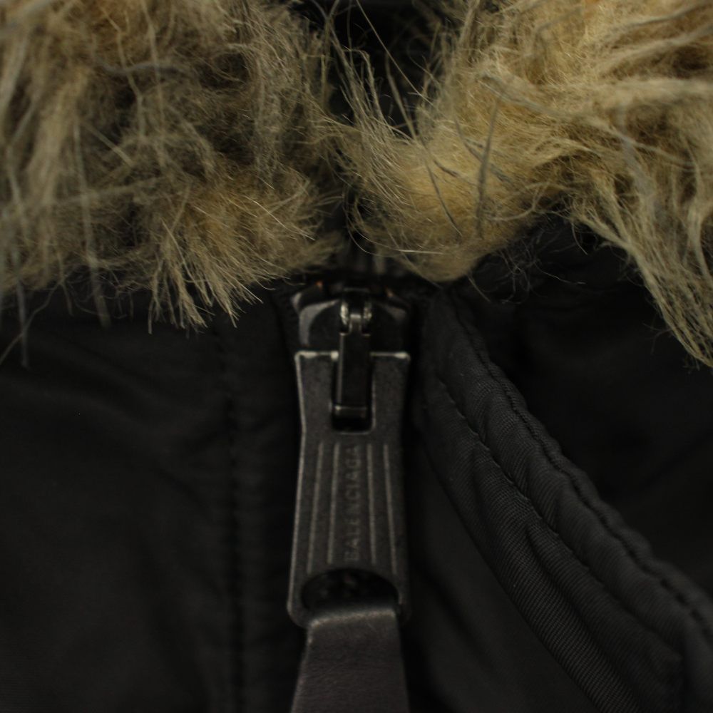 Balenciaga Military Jacket Mod Coat 44 Black — view 8