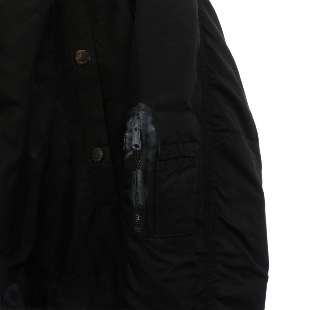 Balenciaga Military Jacket Mod Coat 44 Black — view 4