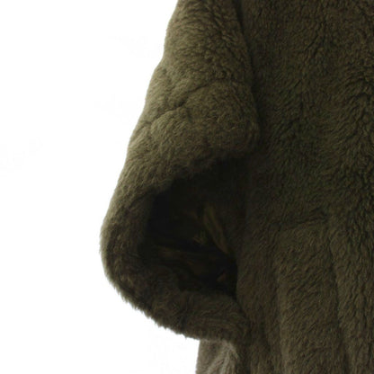 Max Mara Teddy Bear Poncho Cape SM Khaki — view 5