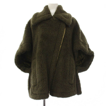 Max Mara Teddy Bear Poncho Cape SM Khaki