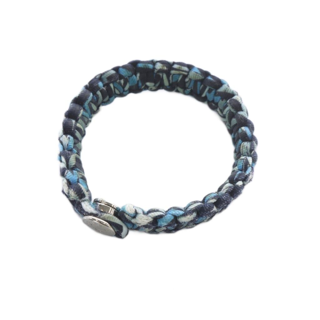Hermes Sellier Series Kid Bracelet Blue — view 7