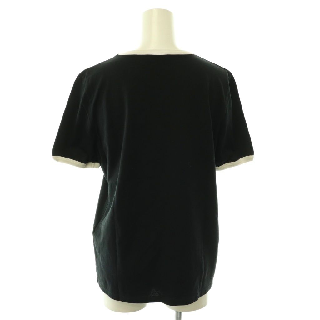 Celine Trio Print T-Shirt Crew Neck Short Sleeve L Black HS — view 2