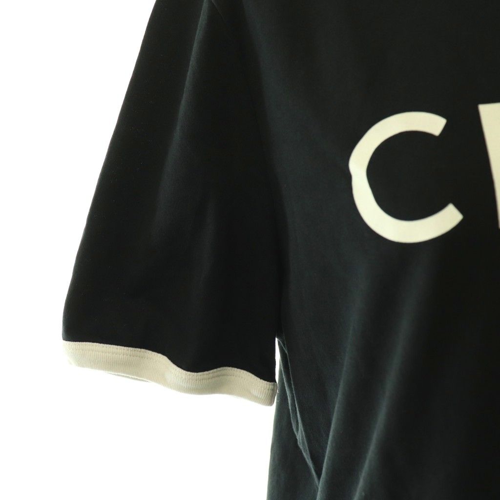 Celine Trio Print T-Shirt Crew Neck Short Sleeve L Black HS — view 5