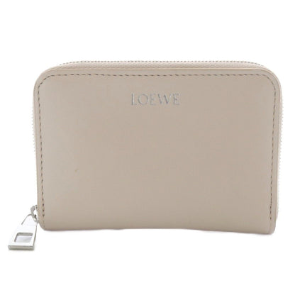 Loewe Zip Coin Purse Zip Around Leather Pink