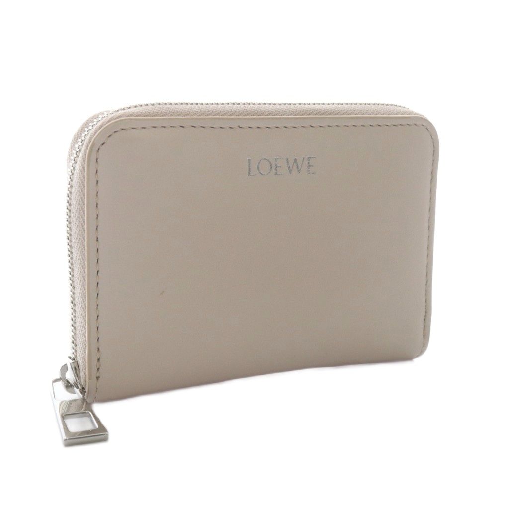 Loewe Zip Coin Purse Zip Around Leather Pink — view 4