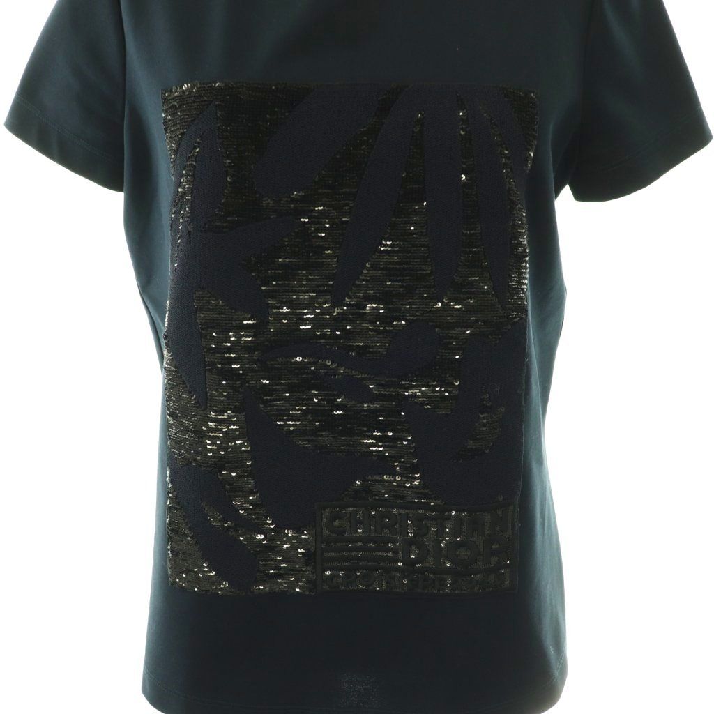 Dior Sequin Shirt Navy — view 4
