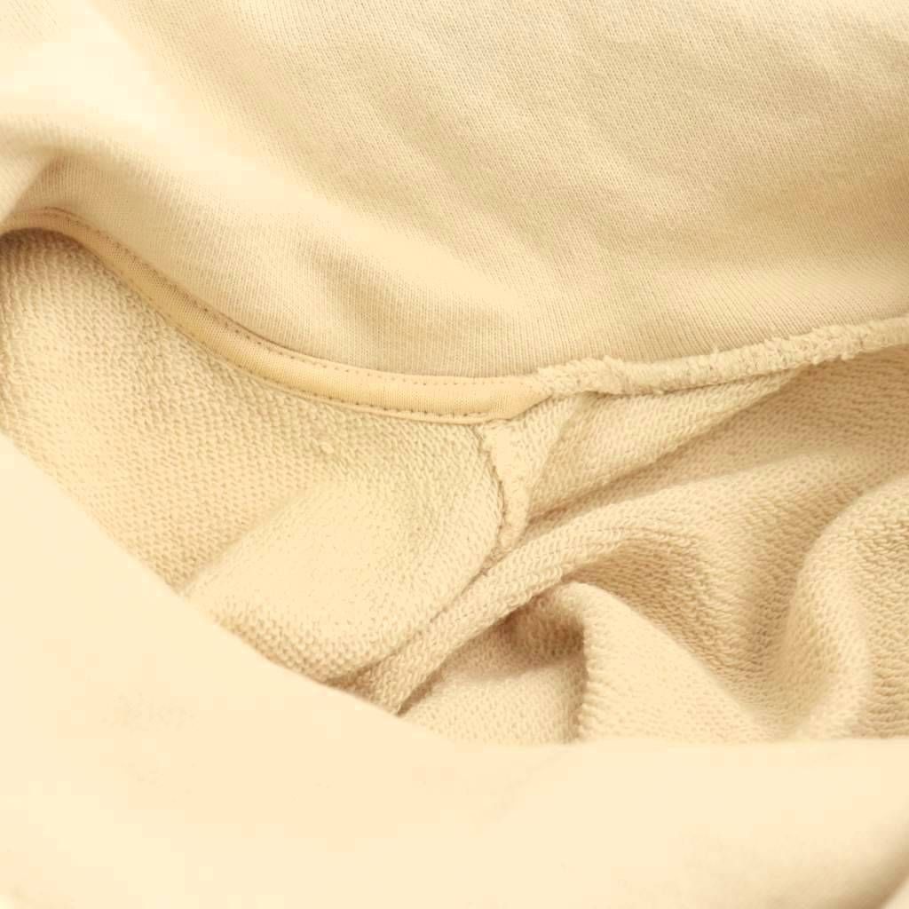 Celine Logo Pullover Hoodie Sweatshirt Long Sleeve XS Beige HS — view 6