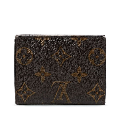 Louis Vuitton Monogram L'Adoree Card Case Coin Brown Leather — view 3