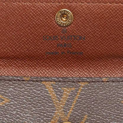 Louis Vuitton Monogram L'Adoree Card Case Coin Brown Leather — view 9