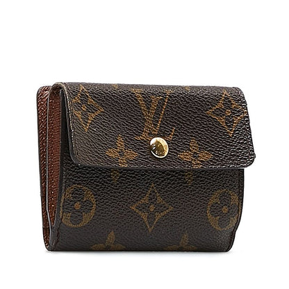 Louis Vuitton Monogram L'Adoree Card Case Coin Brown Leather — view 2
