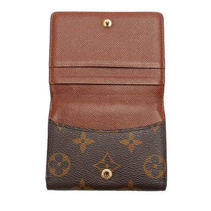 Louis Vuitton Monogram L'Adoree Card Case Coin Brown Leather — view 7