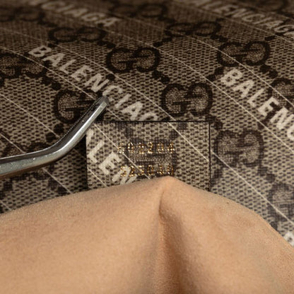 Gucci Hacker Project GG Supreme Horsebit Shoulder Bag Beige Leather — view 8