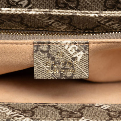 Gucci Hacker Project GG Supreme Horsebit Shoulder Bag Beige Leather — view 7