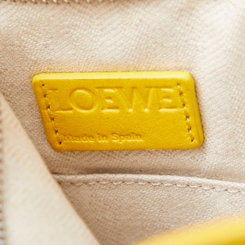 Loewe Anagram Shoulder Bag Yellow Leather — view 7
