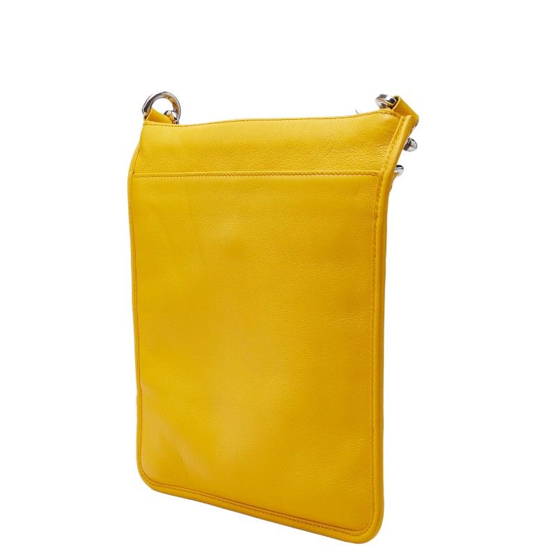 Loewe Anagram Shoulder Bag Yellow Leather — view 2