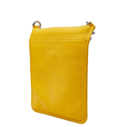 Loewe Anagram Shoulder Bag Yellow Leather — view 2
