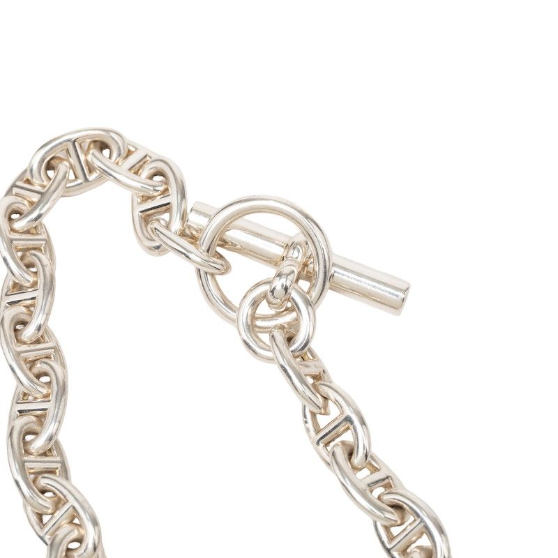 Hermes Chaine D'ancre PM 46 Links Necklace Silver — view 4