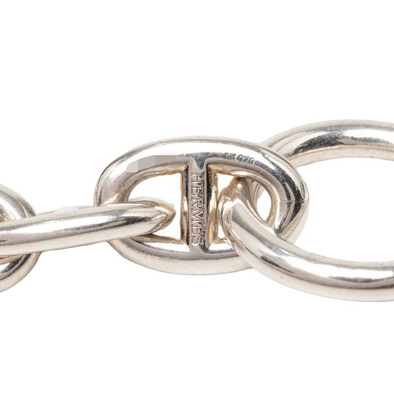 Hermes Chaine D'ancre PM 46 Links Necklace Silver — view 5