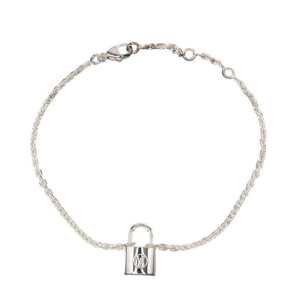 Louis Vuitton Lockit Bracelet Cadena Silver — view 2