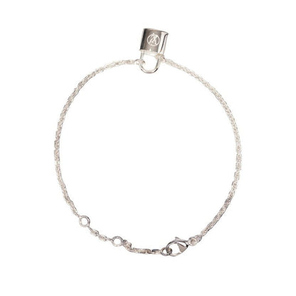 Louis Vuitton Lockit Bracelet Cadena Silver — view 3